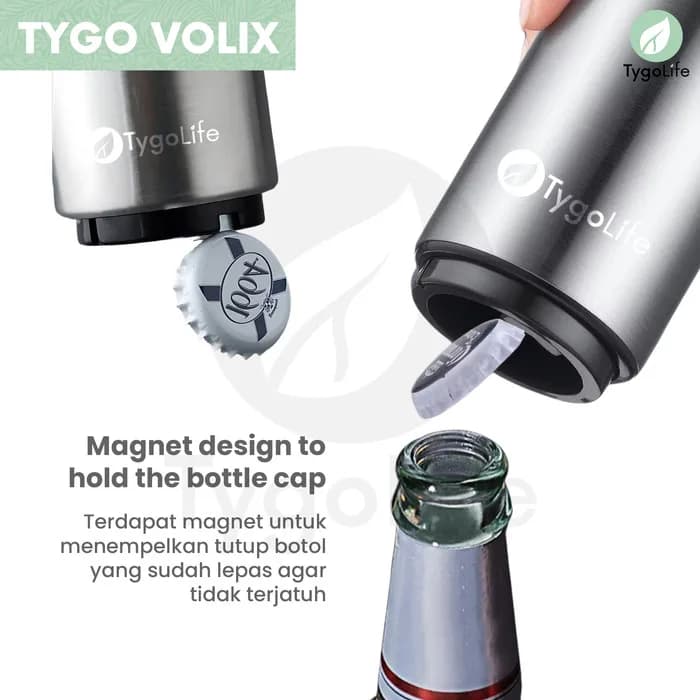 TYGO VOLIX ALAT PEMBUKA TUTUP BOTOL OTOMATIS MAGNET