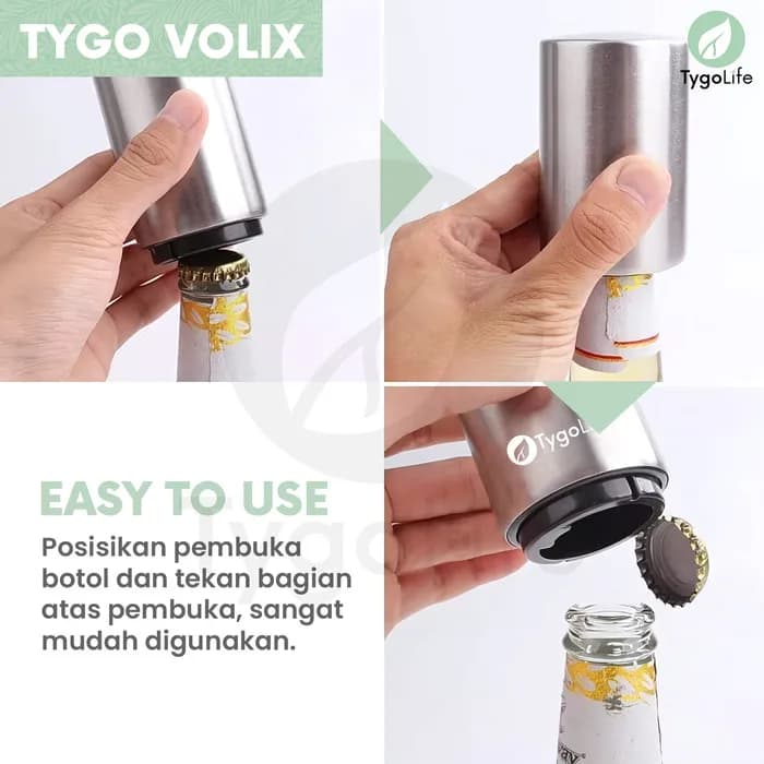 TYGO VOLIX ALAT PEMBUKA TUTUP BOTOL OTOMATIS MAGNET