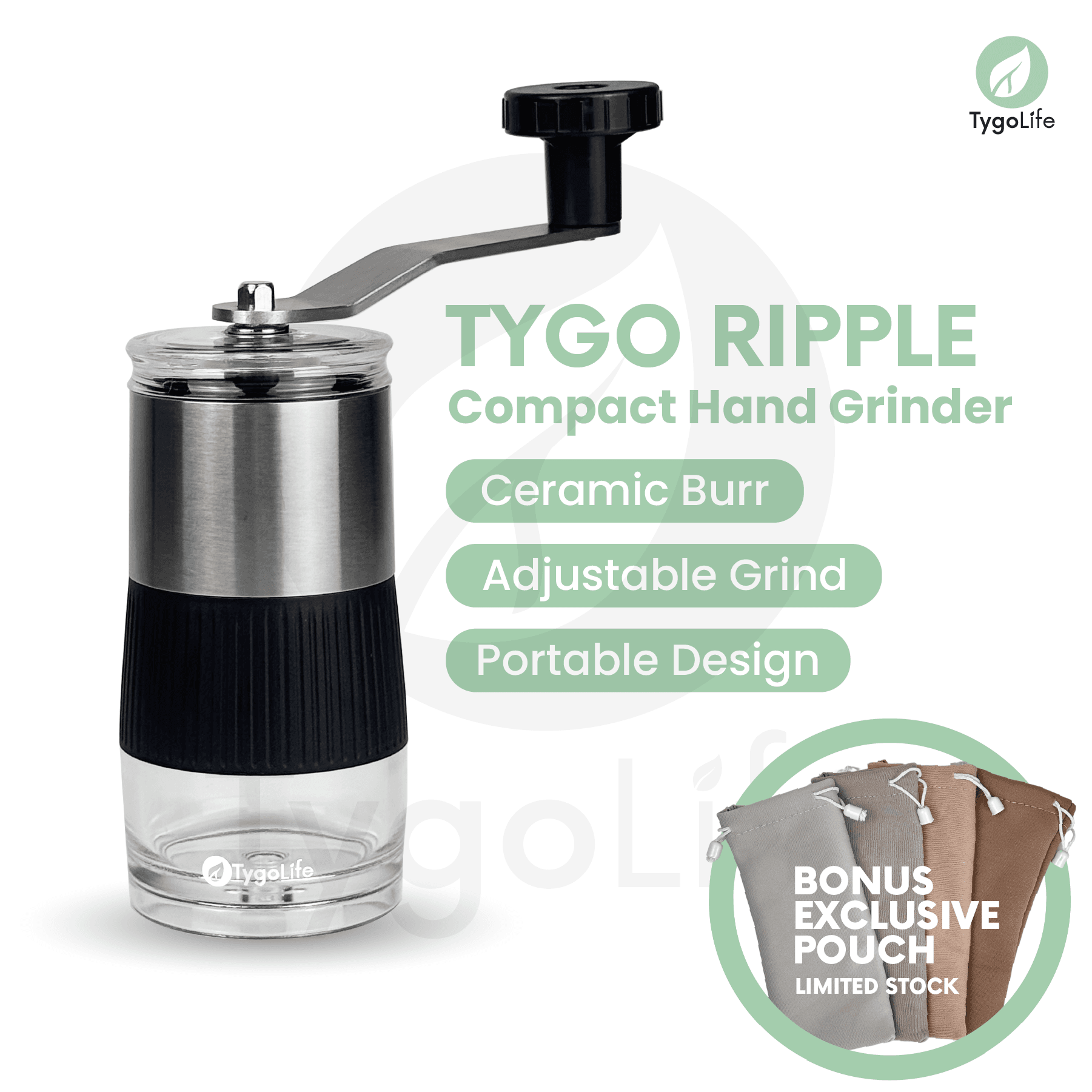 Hand grinder manual Tygo Life